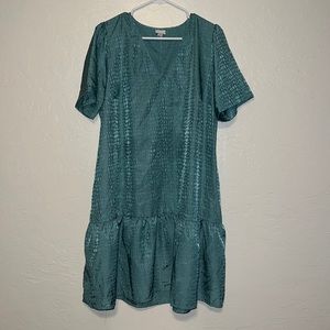Teal dress size large